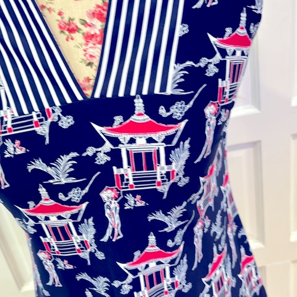 Jude Connally Pagoda Print Dress - Picture 3 of 5